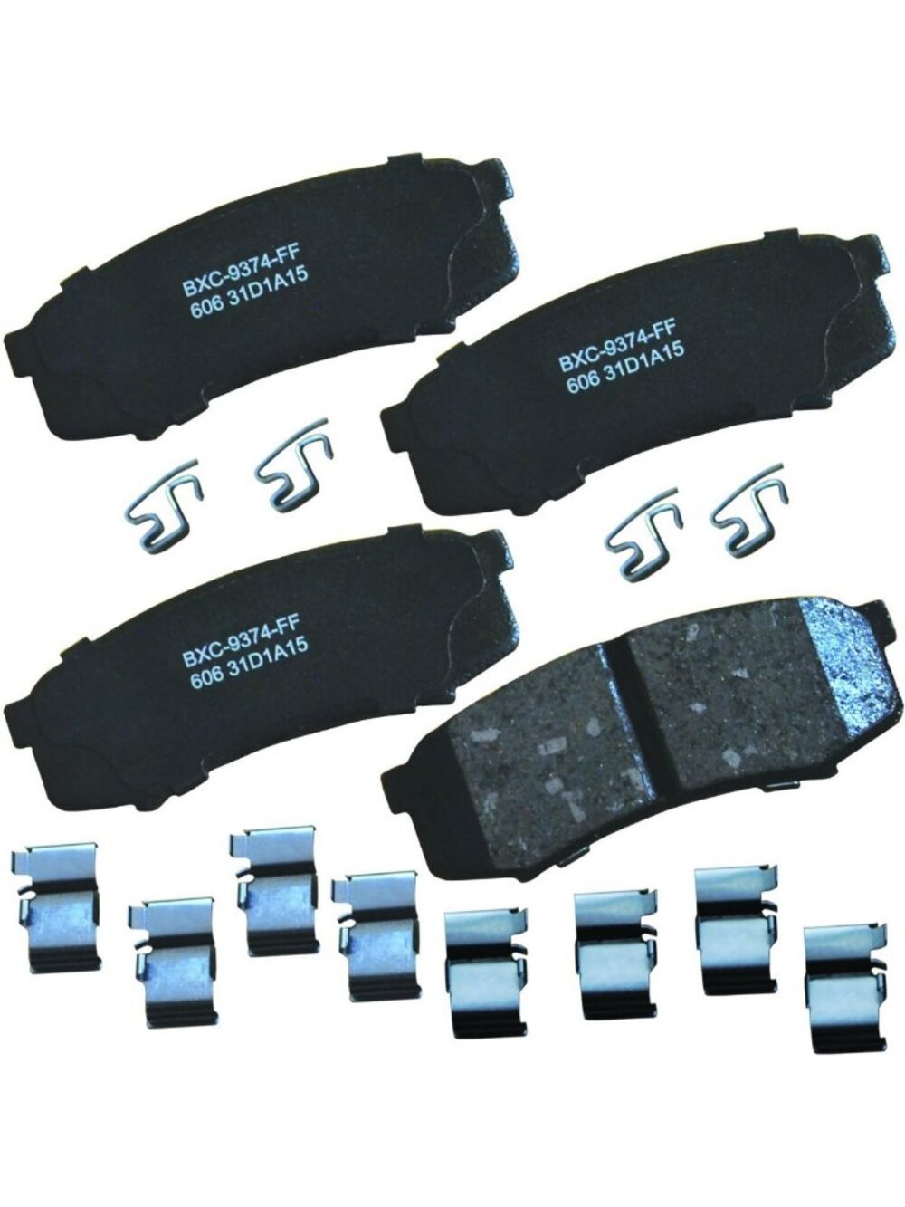 Premium Ceramic Rear Brake Pads for Lexus, Mitsubishi, Toyota - High Performance